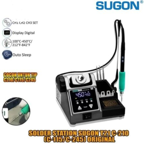 SOLDER STATION SUGON T21 C-210 (C-115/C-245)ORIGINAL