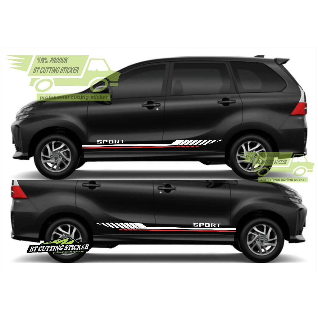 AV01 Stiker mobil avanza stiker veloz stiker mobil keren sticker mobil murah stiker xenia sticker mo