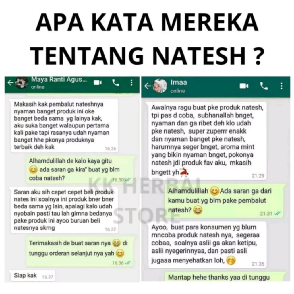 Pembalut Natesh Night 4