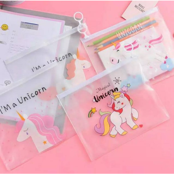 ZIPPER POUCH TAS MAKE UP TAS KOSMETIK TRAVEL ALAT TULIS TRANSPARAN MURAH | RAK DOMPET KOSMETIK ATK P