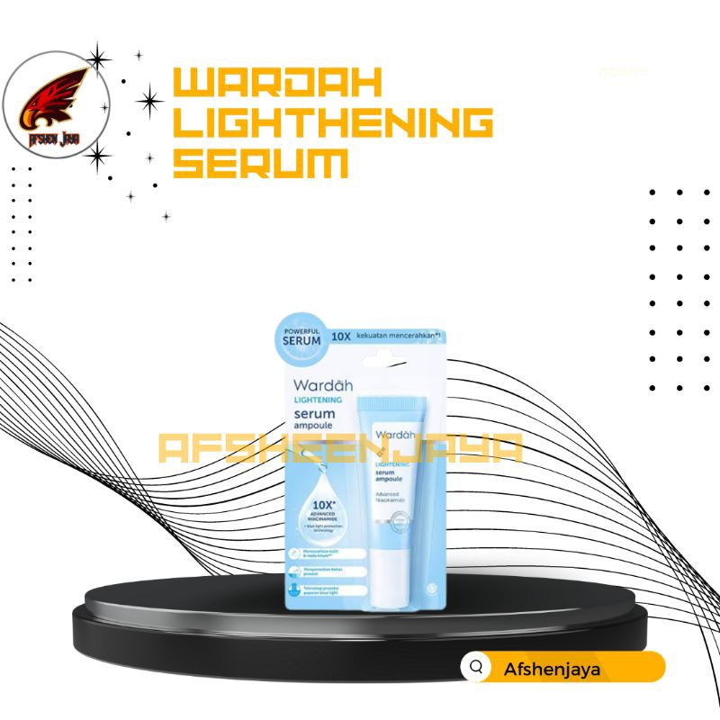 ⭐AJ⭐ WARDAH Lightening Serum Ampoule 8 ml - Serum Wajah | Skincare Serum | Serum Pelembab | Glowing 