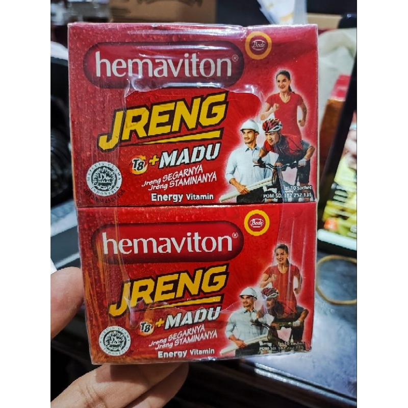 

HEMAVITON JRENG + MADU isi 10 saset