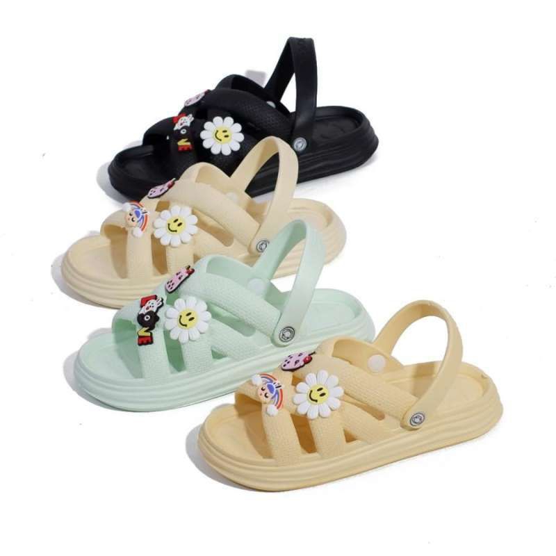 Sandal Cewek Slop Selempang Sendal Hilo's 815 Sendal Wanita Stiker Eva Pyhlon