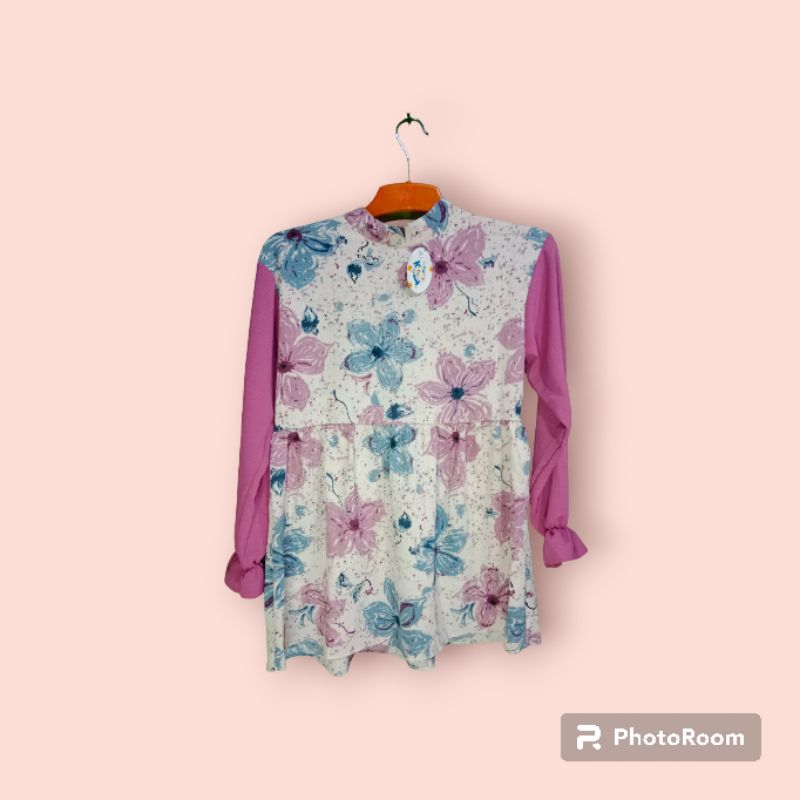 setelan anak perempuan Crinkle Set  8 - 15 tahun baju perempuan baju anak setelan anak