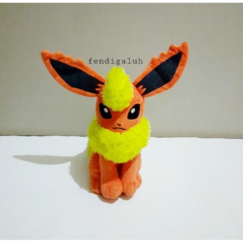 Boneka Pokemon Flareon Original Size 33 cm/ Boneka Pokemon Unik