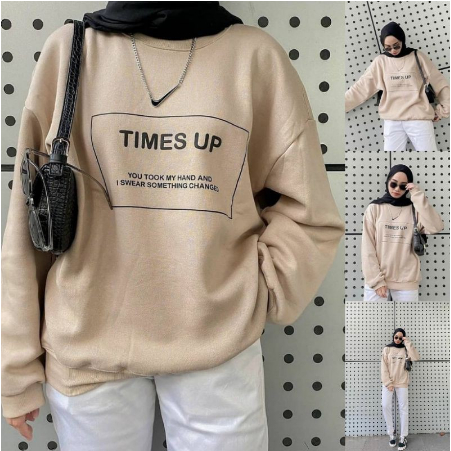 SWEATER WANITA / TIMES UP SWEATER / SWEATER WANITA TERBARU.
