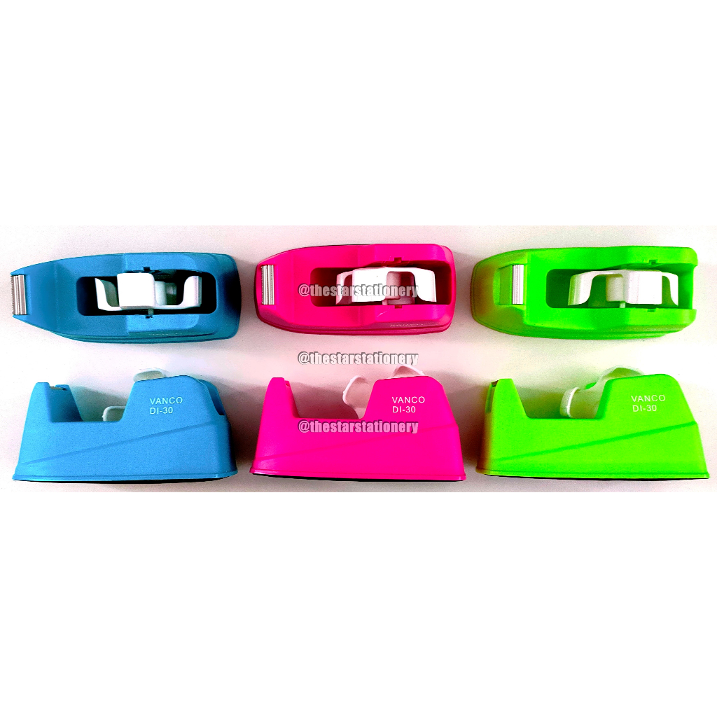 

(1 Biji) Tape Dispenser Vanco DI-30 DI-32 / Tape Cutter Pemotong Pita Perekat Vanco DI-30