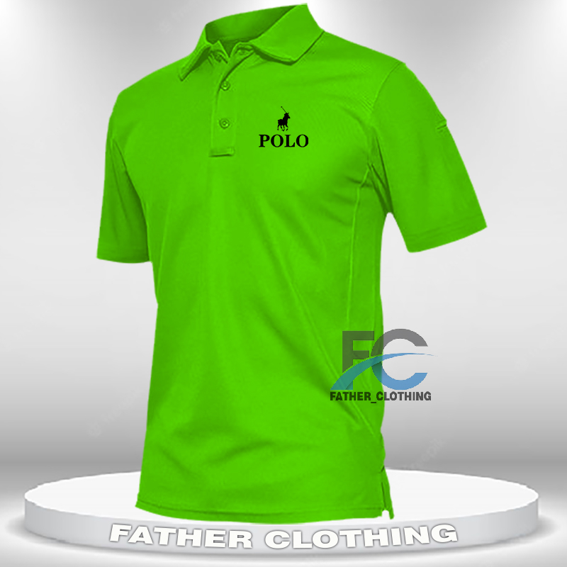 Polo-Shirt Kaos Kerah  Distro Sablon Polo Hitam Polo Wanita Polo Pria Dewasa Uk. M L XL XXL Warna Hi