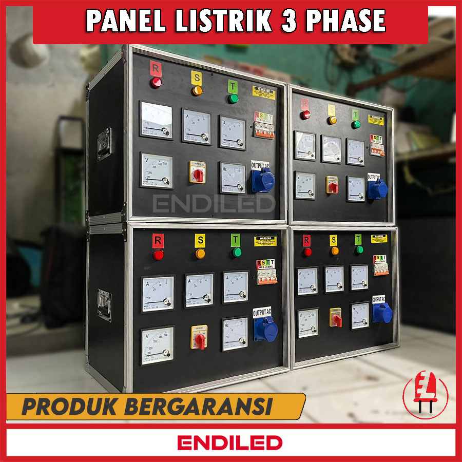 Panel listrik 3 phase sound system lighting vidieotron 63a