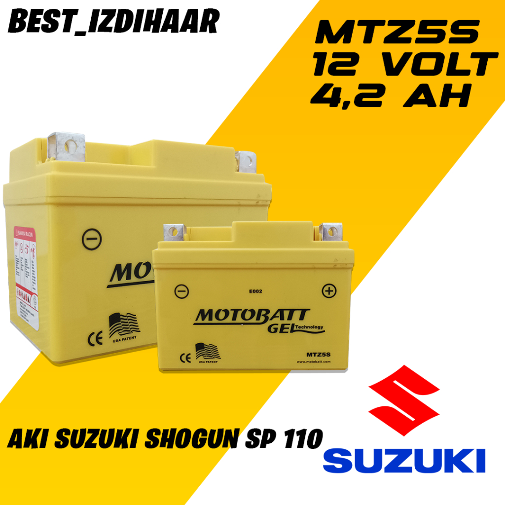 AKI MOTOBATT MTZ5S BUAT MOTOR SUZUKI SHOGUN SP 110,AKI KERING SUZUKI SHOGUN SP110 MERK MOTOBATT ORIG