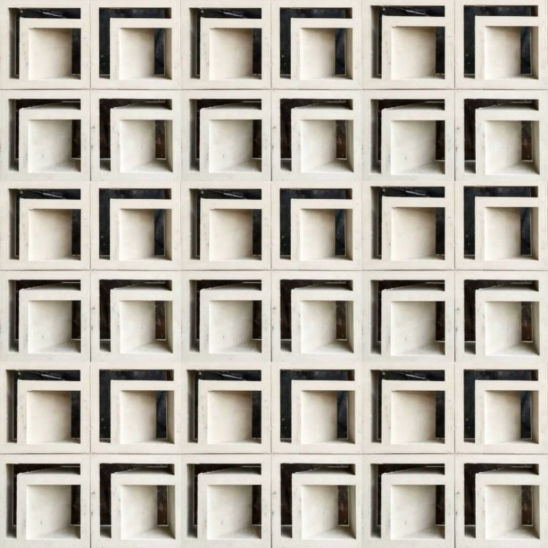 roster beton minimalis, loster beton minimalis, roster putih dua sisi, loster dua sisi