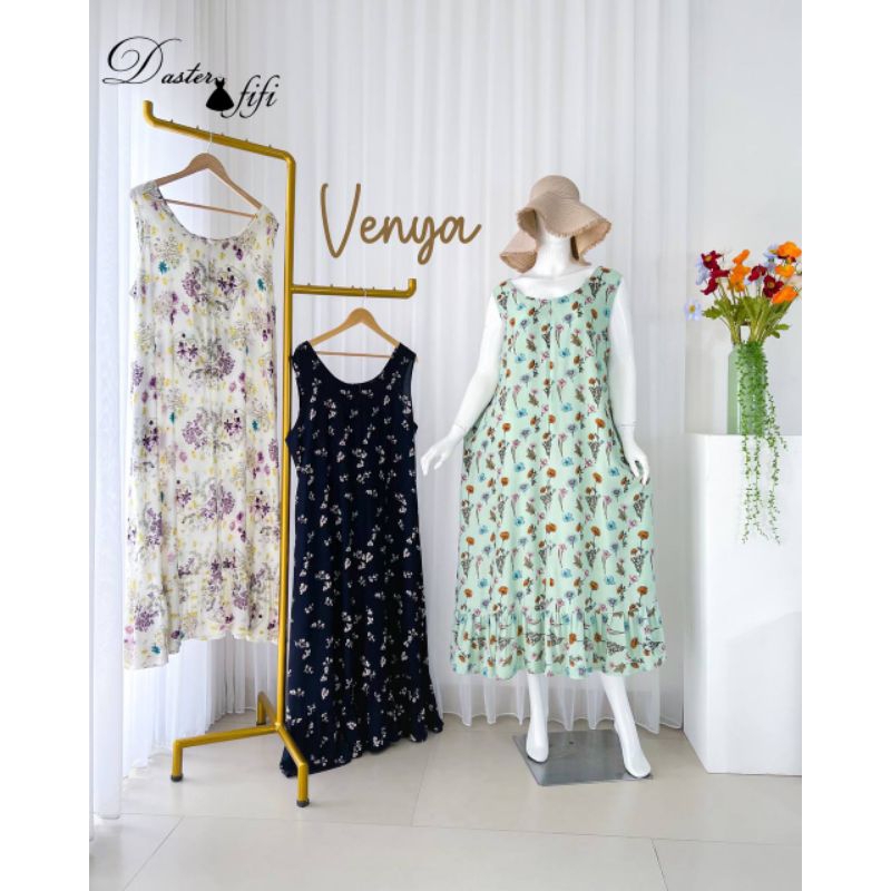 (512) venya by daster Fifi/ daster katun rayon viscose premium