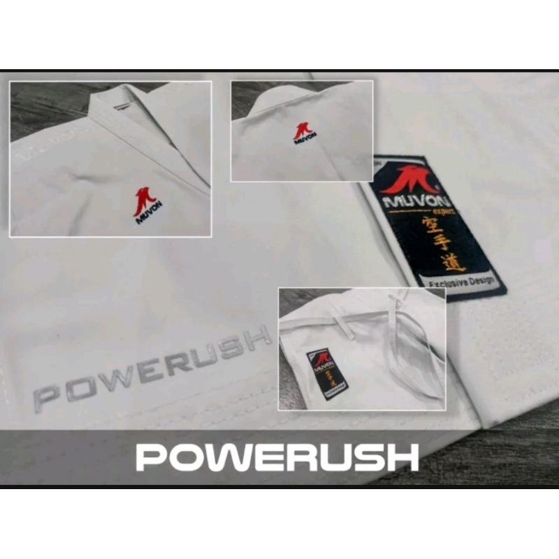 Baju KARATE KATA Muvon Power Rush ORIGINAL