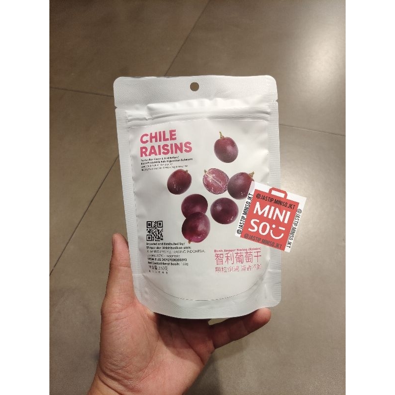 

MINISO Manisan Buah Anggur Kering (Chile Raisins) 150gram