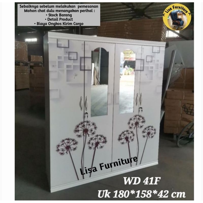 Lemari Besi Pakaian|Lemari Besi Pakaian Sliding|Lemari Besi Pakaian Sliding 2 Pintu|Lemari Besi Paka