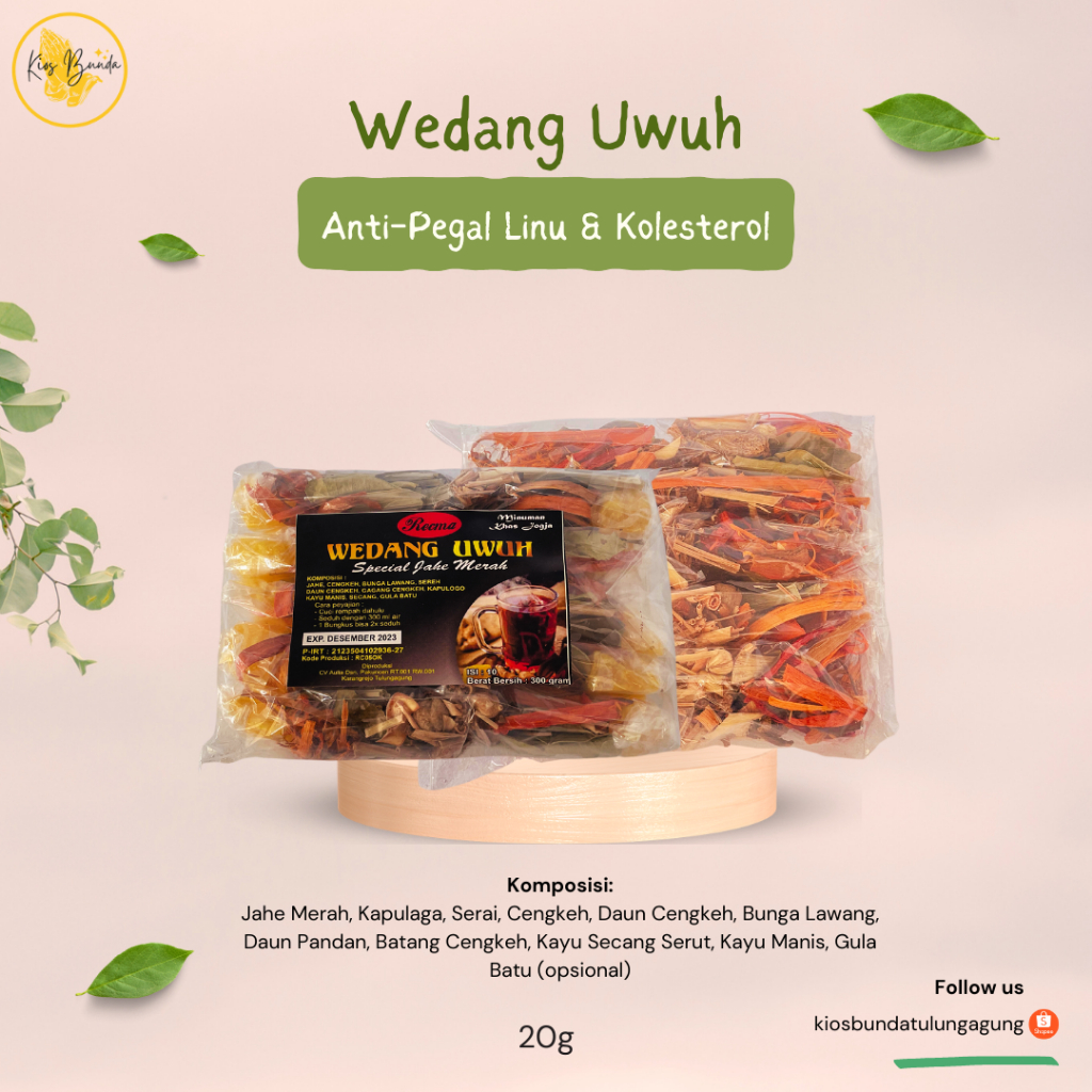 

Wedang Uwuh Komplit Racikan Special Anti Kolesterol & Pegal Linu