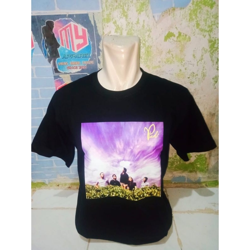 Baju kaos Band musik padi album lain dunia