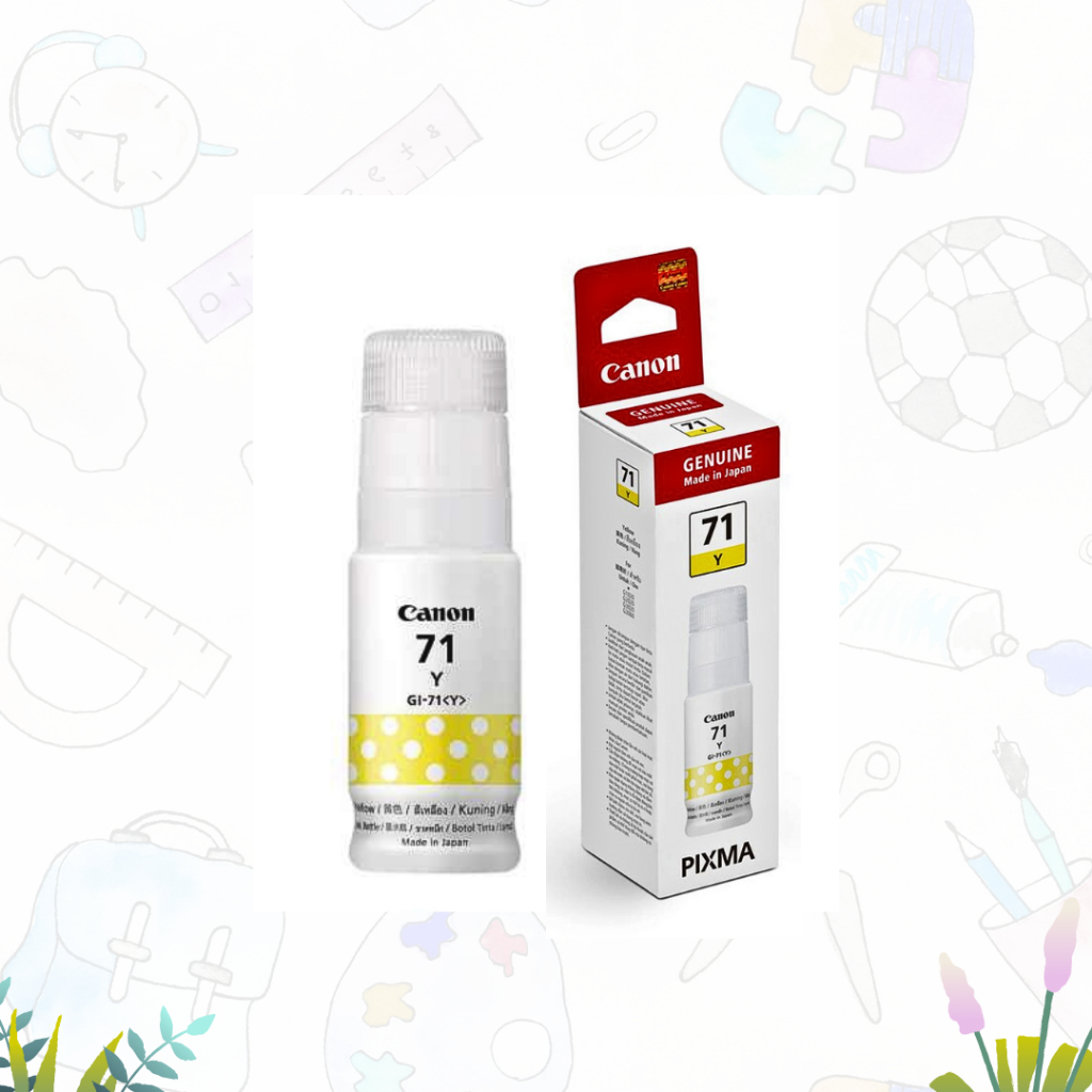 REFILL TINTA CANON PIXMA 71 YELLOW/REFILL TINTA CANON KUNING(PCS)