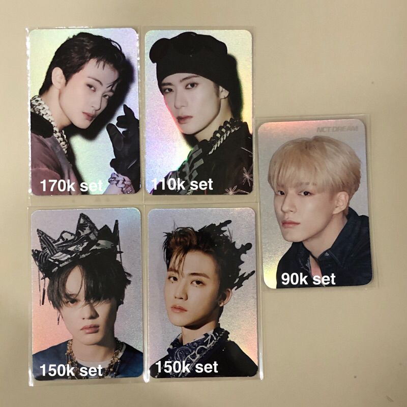 CEK BIO photocard / pc holo we boom wb jeno, mark jaehyun holo 2 baddies, chenle jaemin holo beatbox