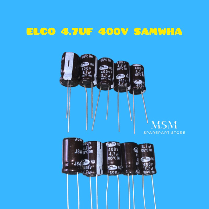 ELCO 4.7UF 400V SAMWHA