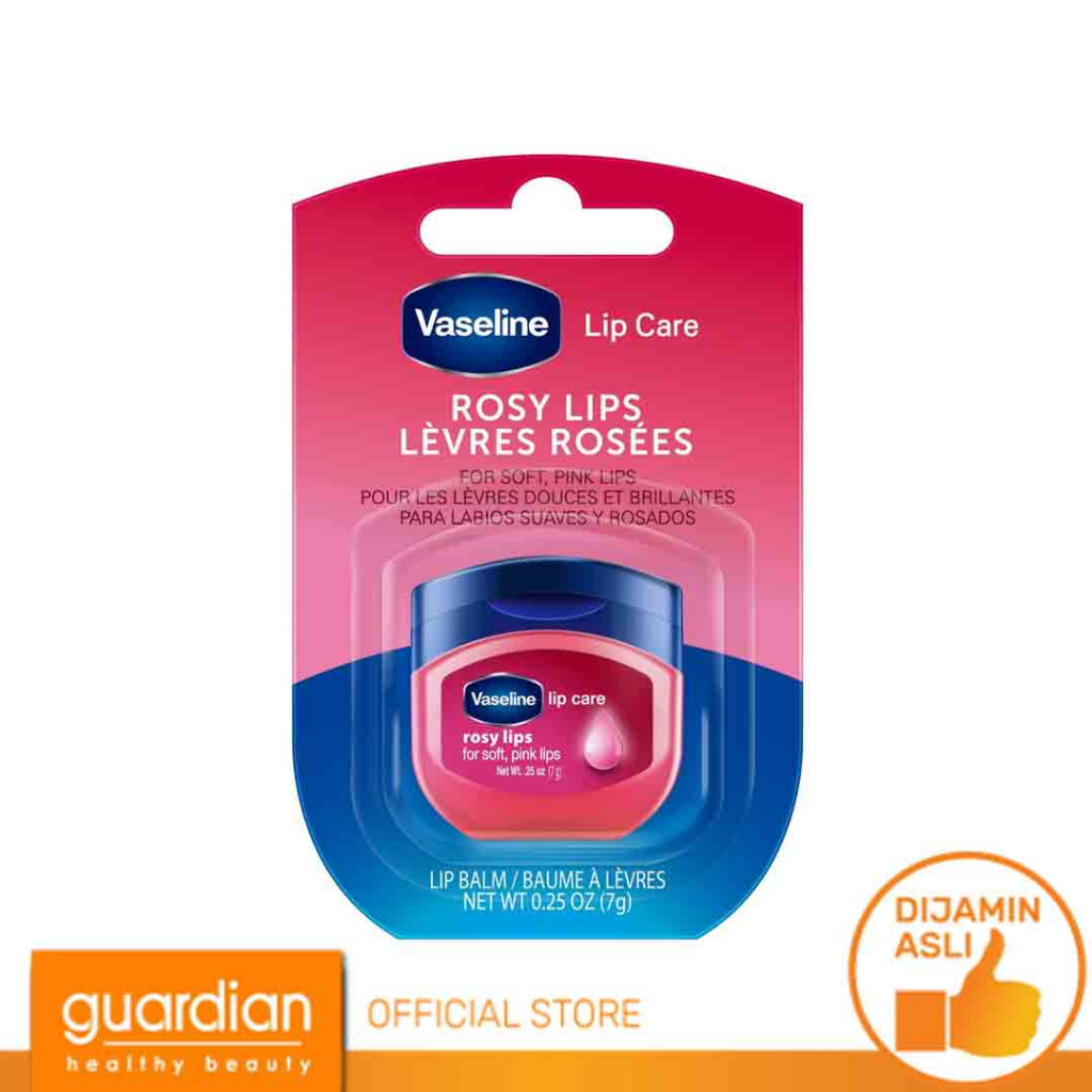 Vaseline Lip Care Balm Jar 7g - Rosy Lips