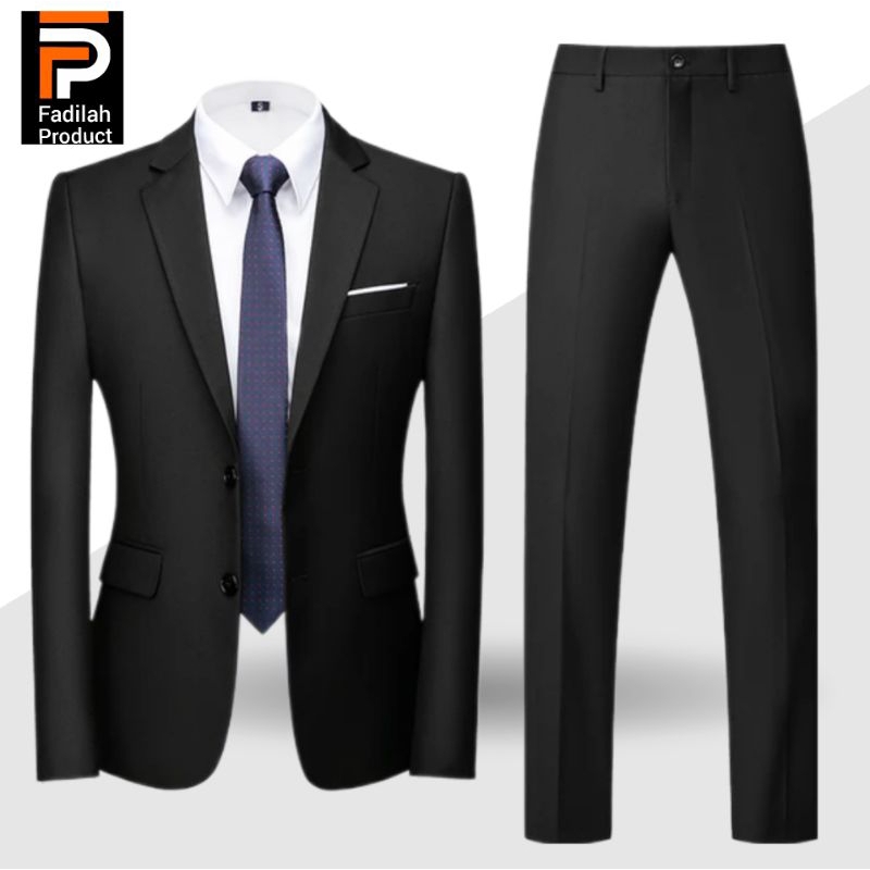 Setelan Jas Formal Pria Slimfit Jas Nikah Jas Wisuda Jas Dan Celana