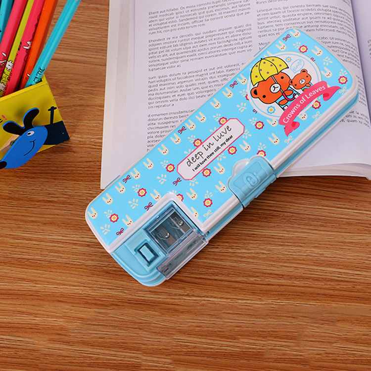 

Sunshine Fancy Kotak Pensil / Pencil Case / Tempat Alat Tulis Pvc Deep In Love Sk0005
