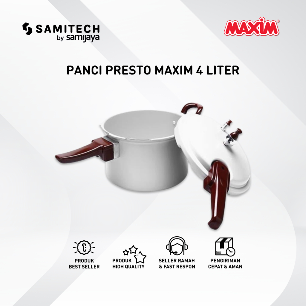 PRESTO MAXIM 4 LITER  - PANCI PRESTO MAXIM KAPASITAS 4 LITER NON GARANSI