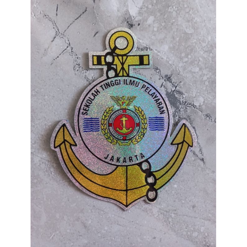 STICKER SEKOLAH TINGGI ILMU PELAYARAN JAKARTA - STICKER STIP KILAP TIMBUL - STICKER MOBIL