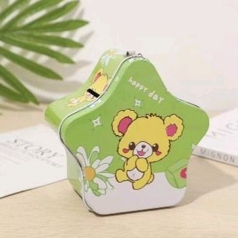 Celengan Piggy Gembok Kunci Bentuk Bintang