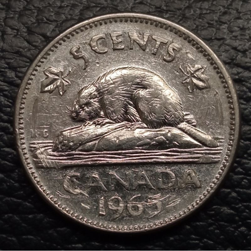 Koin Kuno Canada 5 Cents pilihan tahun