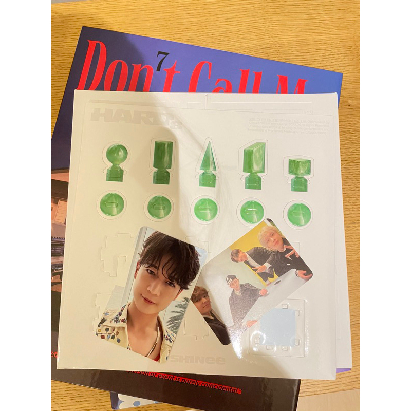 SHINee HARD PC and Inserts Play/Package ver (read Desc)