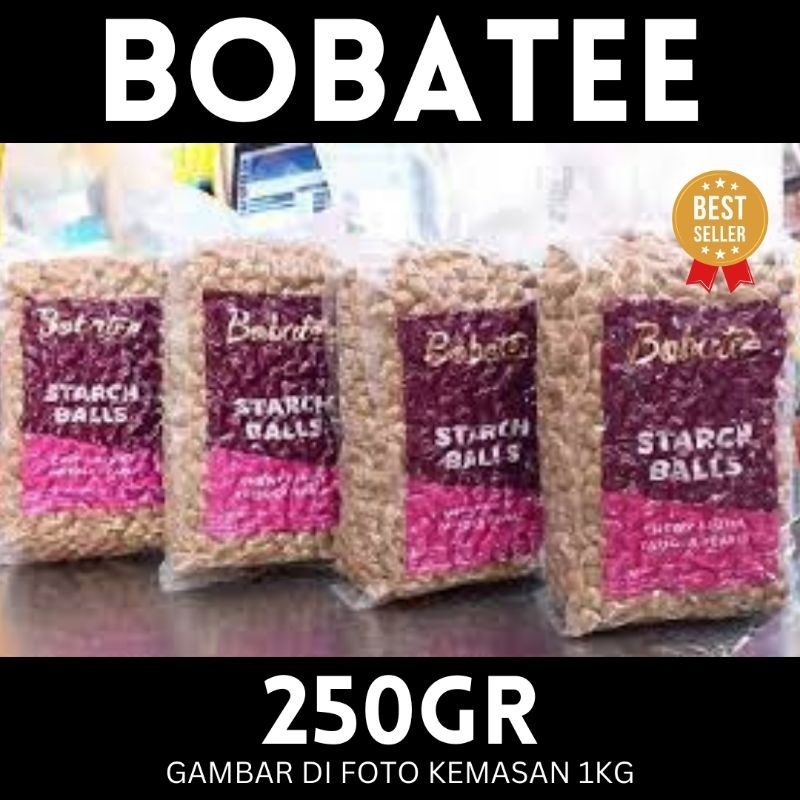 

Bobatee Topping Boba Pearl Tapioka 250gr (FOTO KEMASAN DI SLIDE 3)