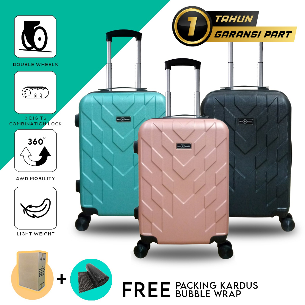 Koper Hardcase Polo Milano 24 Inch 728237 GARANSI PART