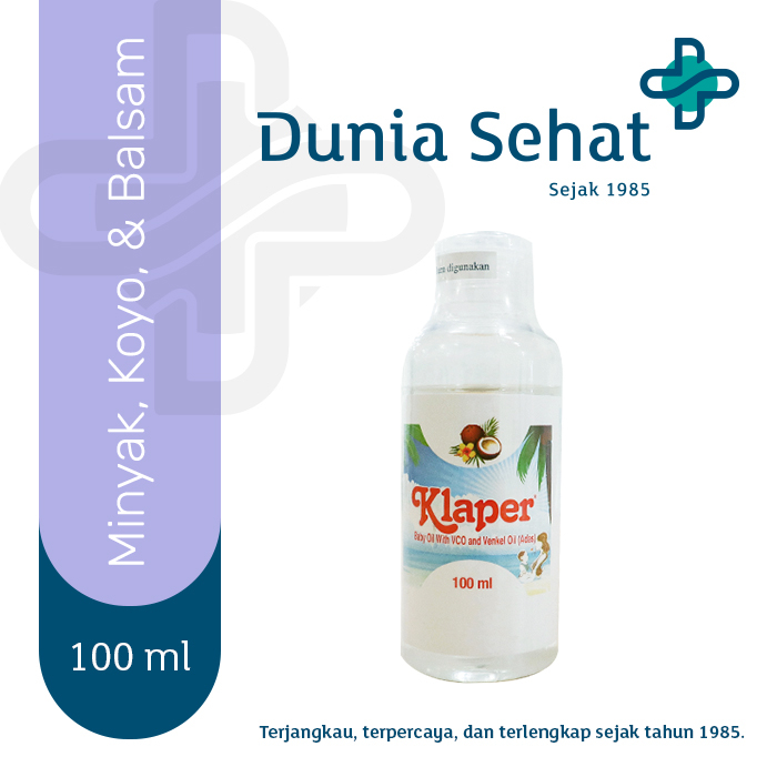 Klaper Baby Oil with VCO & Venkel Oil 100 ml