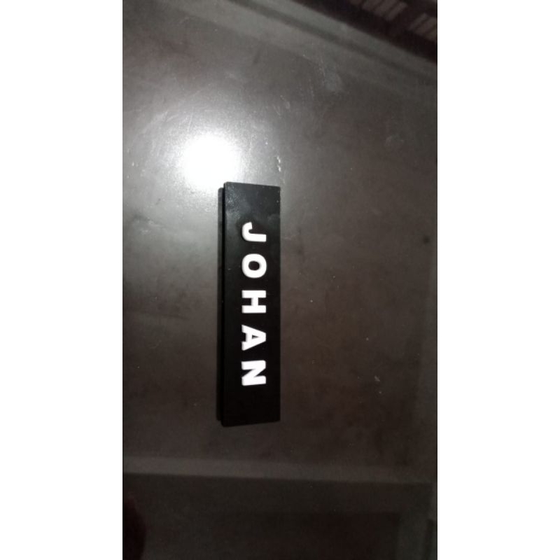

Nama Dada Huruf Timbul Premium