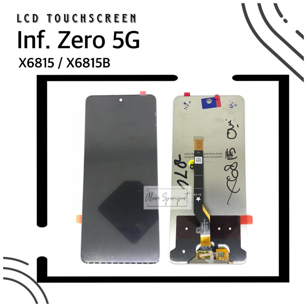 LCD TOUCHSCREEN INFINIX ZERO 5G X6815 X6815B FULLSET