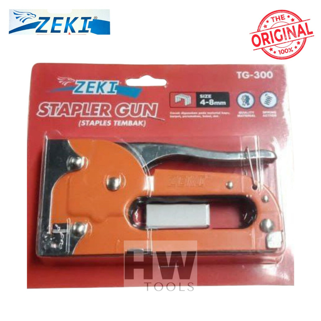 

Staple Gun Tacker Staples Tembak Jok Stapler Zeki TG-300