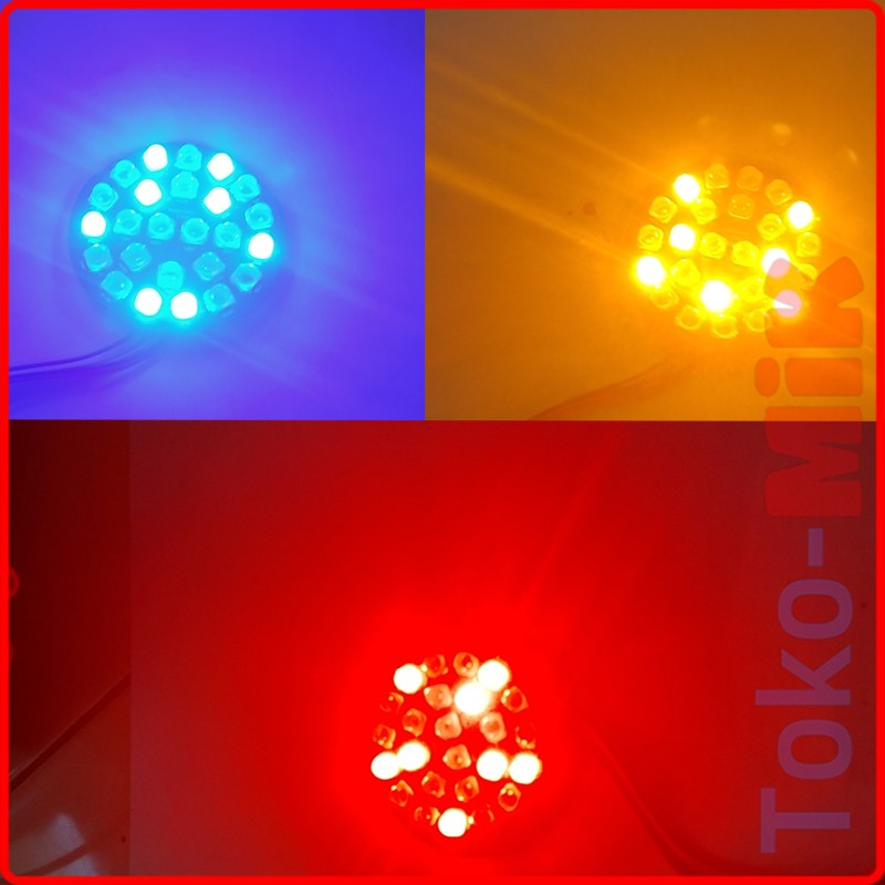 DIY Modul Lampu LED PCB DC 3.3V 25 Mata LED Warna-Warni