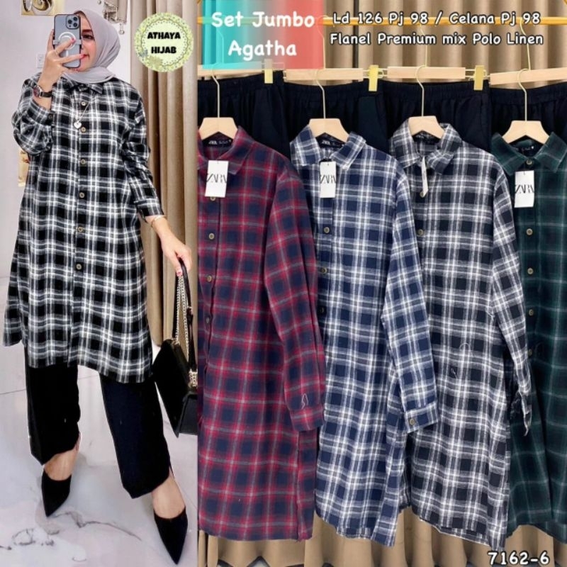 New set jumbo agata by athaya hijab ori