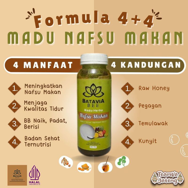 

madu nafsu makan