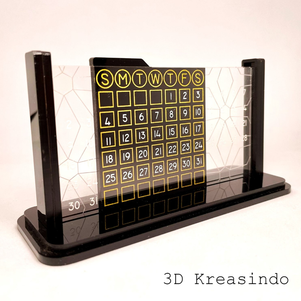 

Universal Perpetual Calendar Kalender Tanggalan Dekorasi Souvenir -S3D