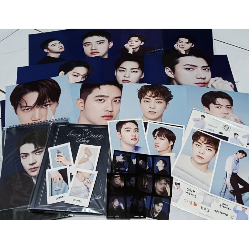 EXO SEASON GREETING 2022 SEHUN SG DO PC SEHUN KAI PHOTOCARD SEHUN CHANYEOL SG EXO