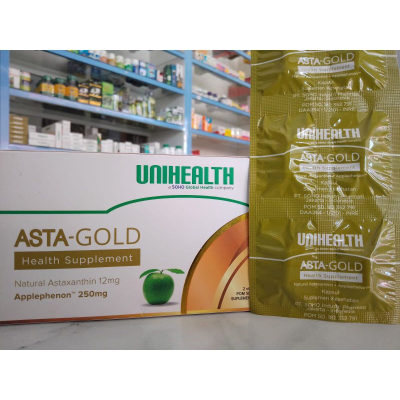 Asta-Gold Unihealth (anti kanker, antioksidan, terapi untuk penyakit degeneratif)