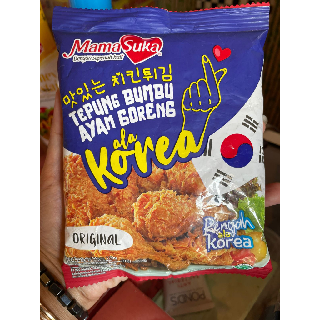 

TEPUNG BUMBU AYAM GORENG ALA KOREAMAMASUKA 170gr
