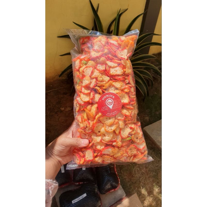 

Krupuk Seblak Kencur Pedas Daun Jeruk Kiloan Khas Bandung