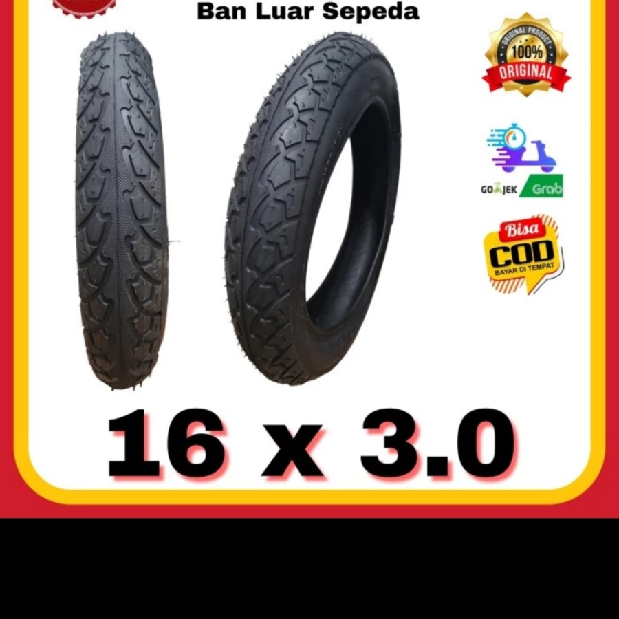 ban luar sepeda BMX 16 x 3.0 16x3.0 16x30 30 swallow deli tire jumbo