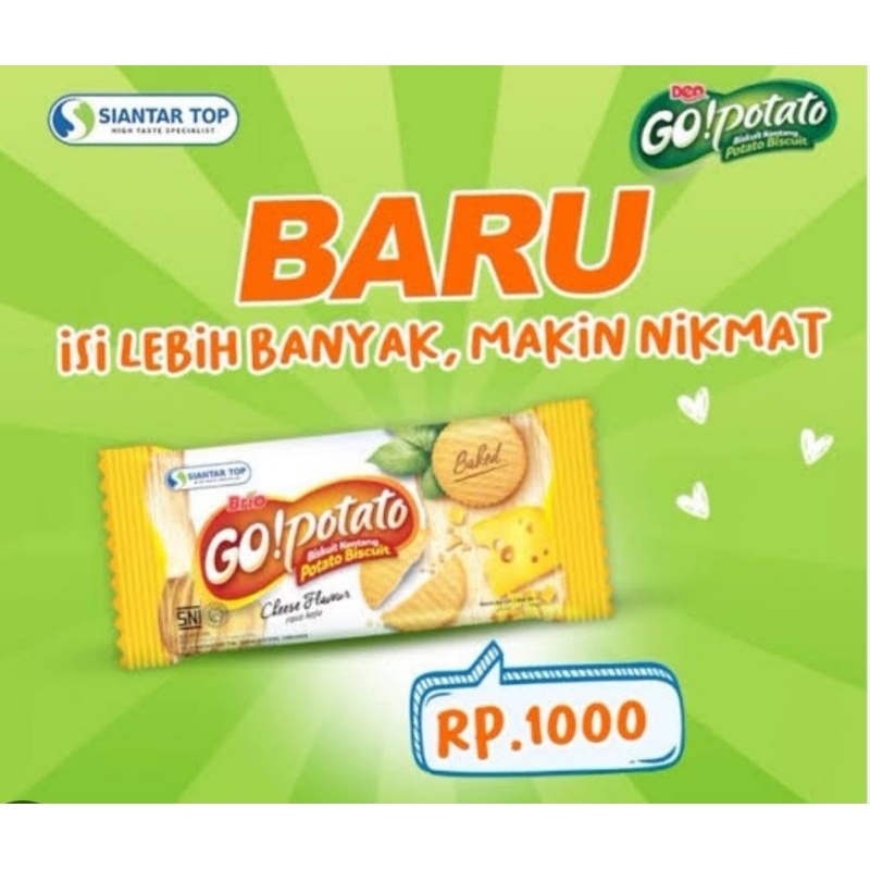 

Go potato Brio pack plastik @ 17g