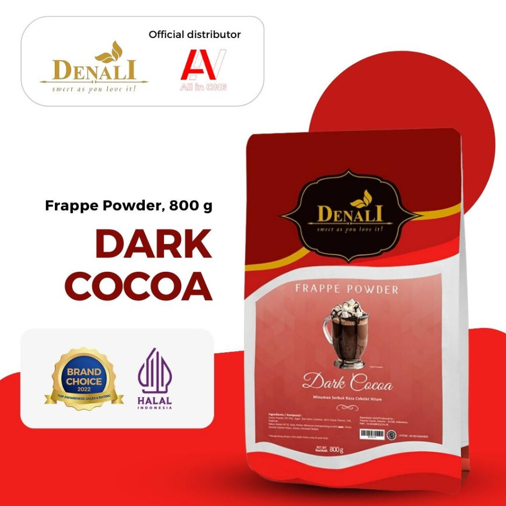 

Denali Frappe Powder 800g - Dark Cocoa