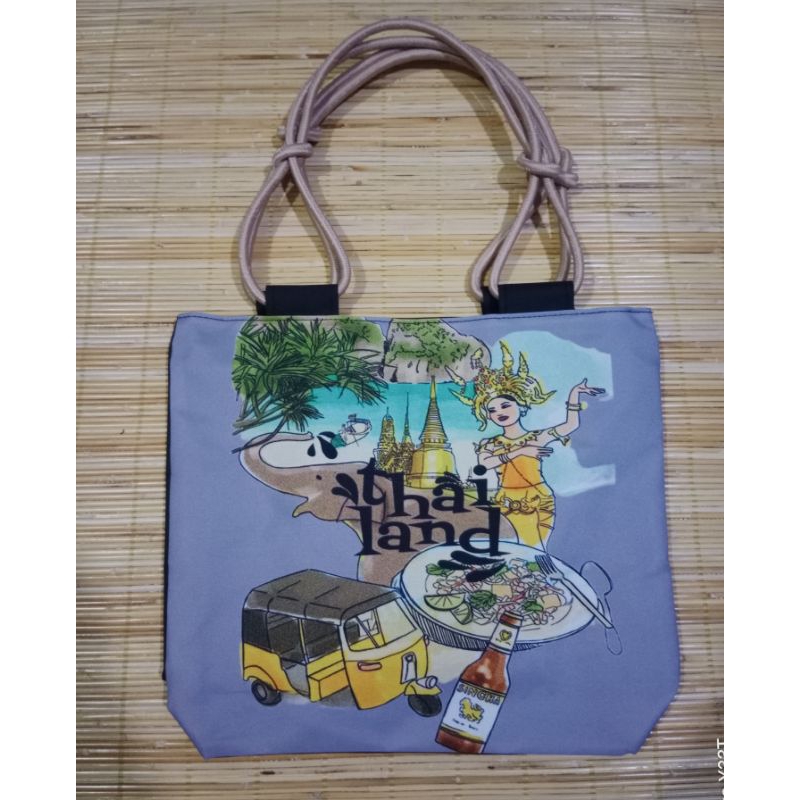 Tote Bag Thailand - Tas Oleh Oleh Thailand - Tas Souvenir Thailand - Tas Thailand